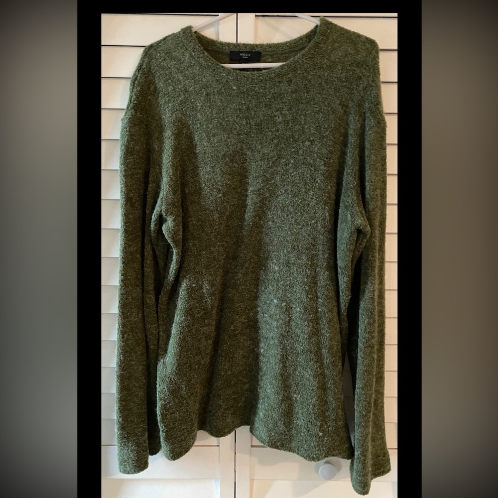 Men’s Mexx Green Crewneck Sweater XL EUC